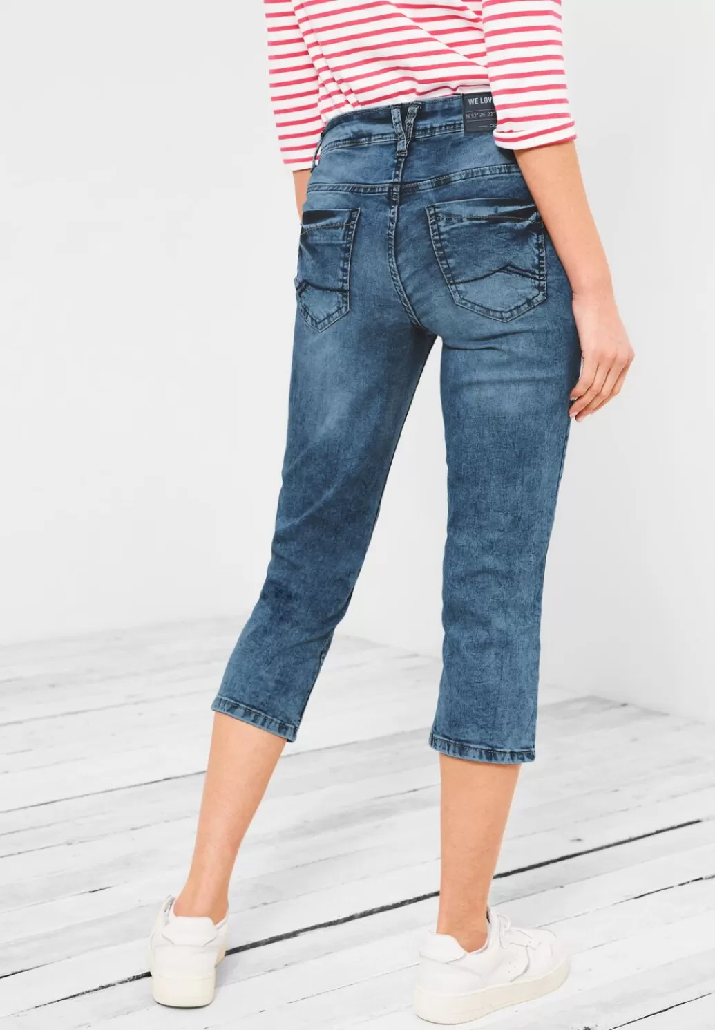 Street One Casual Fit Jeans In 3/4^Damen 3/4 Jeans