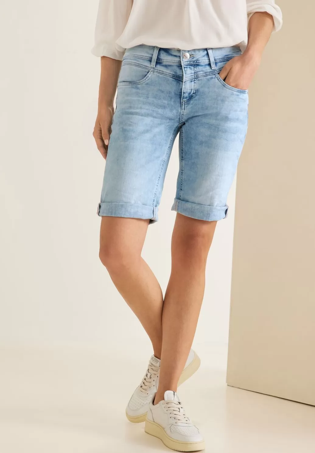 Street One Casual Fit Jeansbermuda^Damen Kurze Jeans