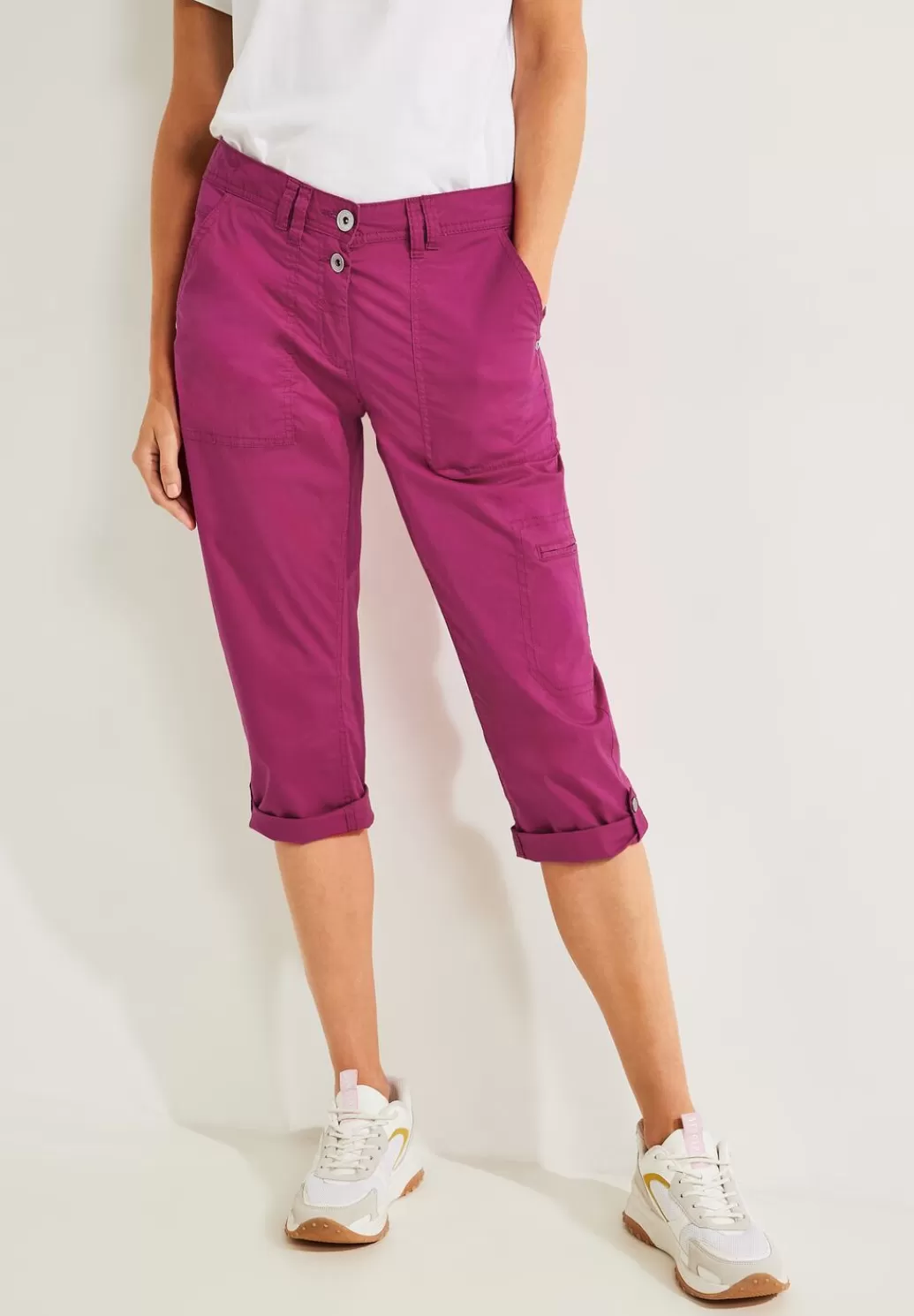 Street One Casual Fit Papertouch Hose^Damen 3/4 Hosen