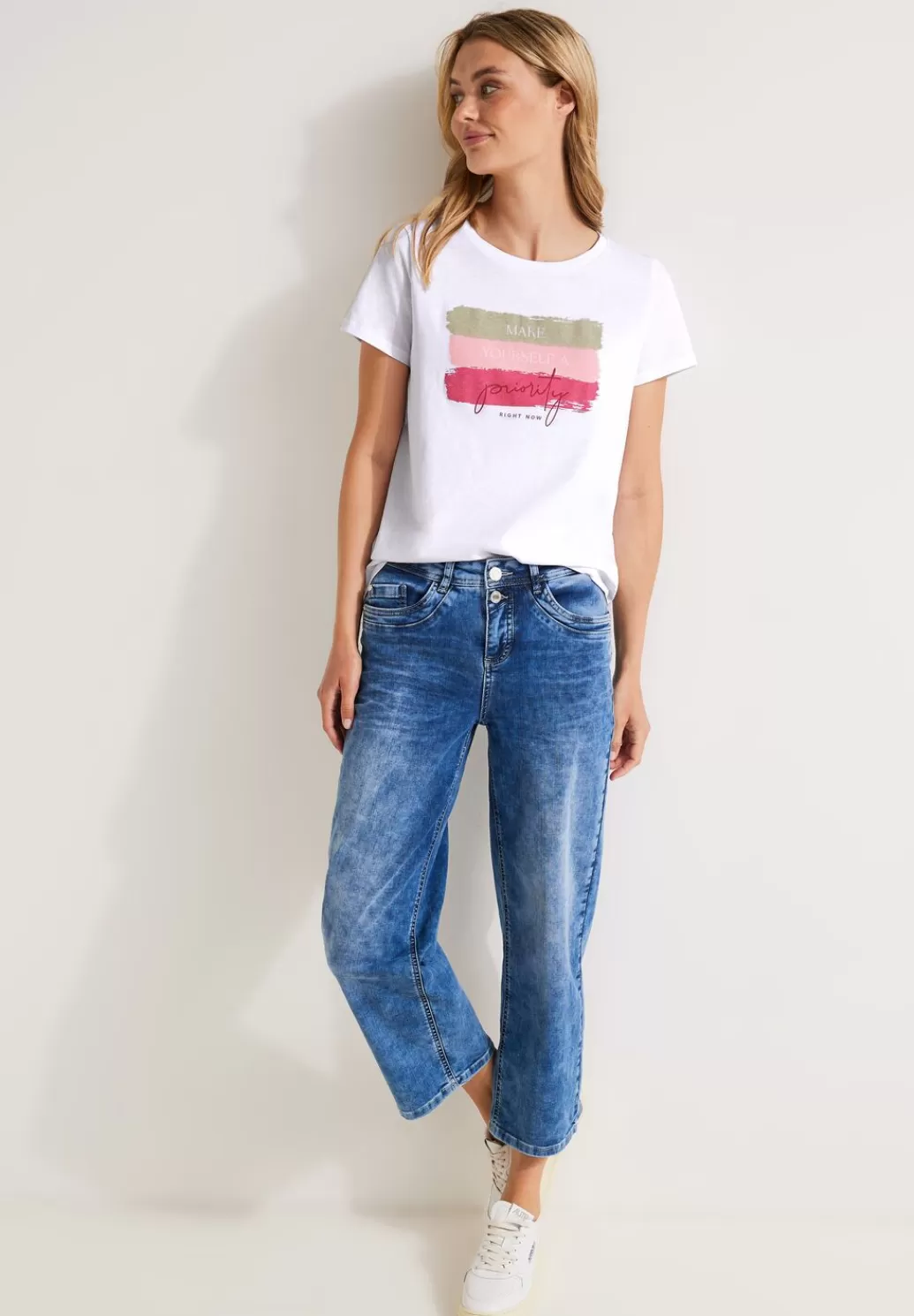 Street One Colorblock Partprint Shirt^Damen Shirts