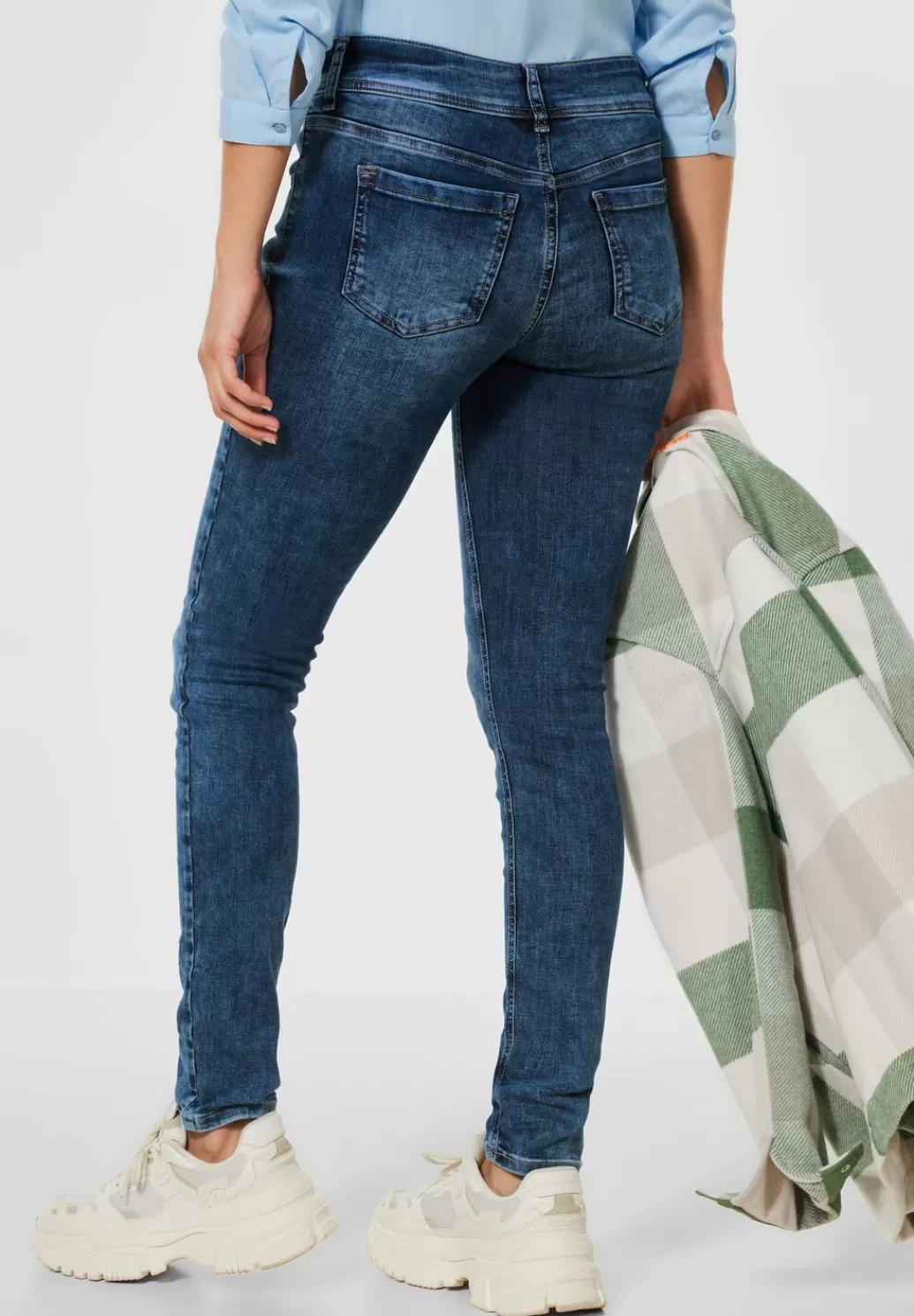 Street One Denim In High Waist^Damen Lange Jeans