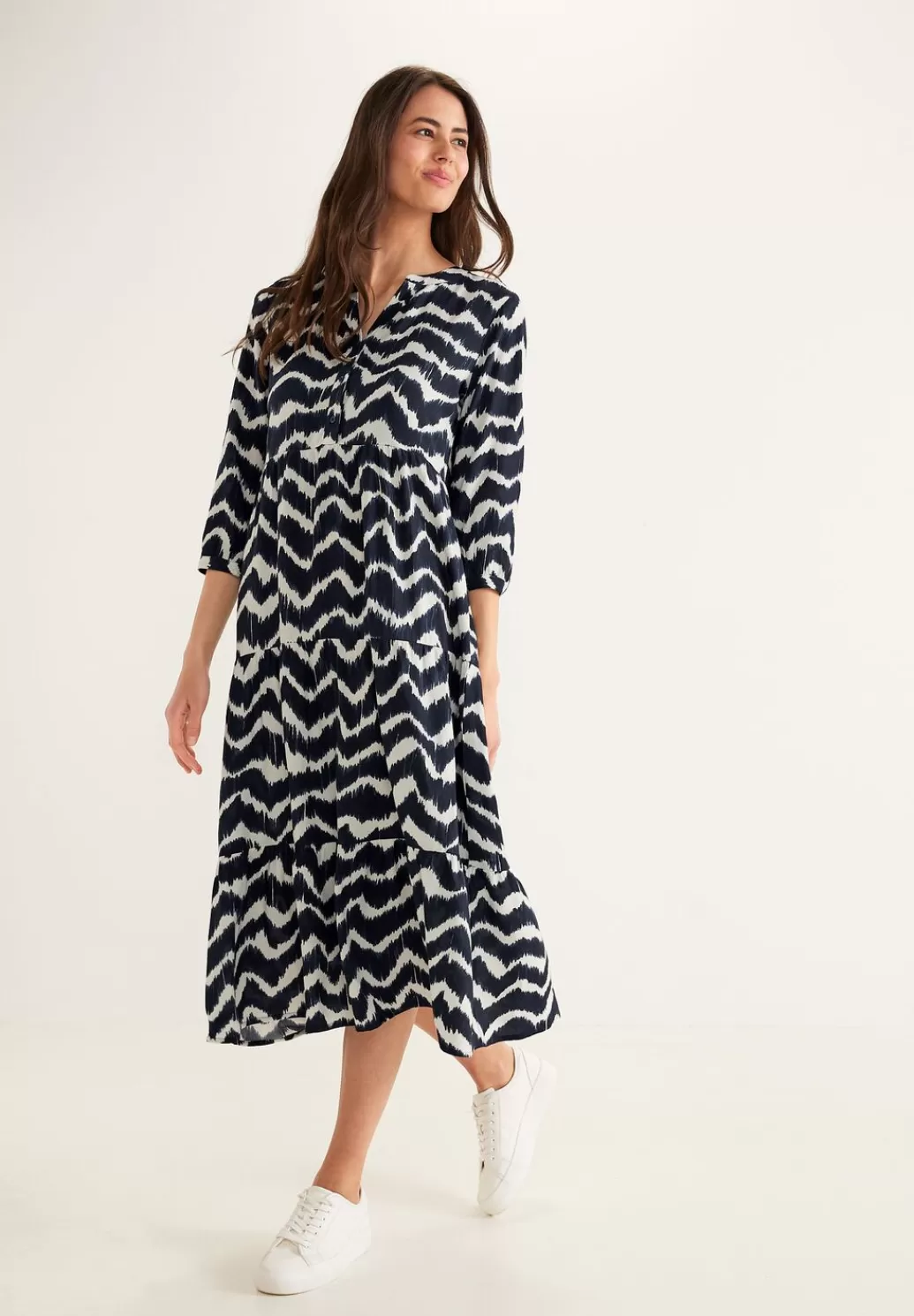 Street One Ethno Midi Kleid Mit Print^Damen Kleider