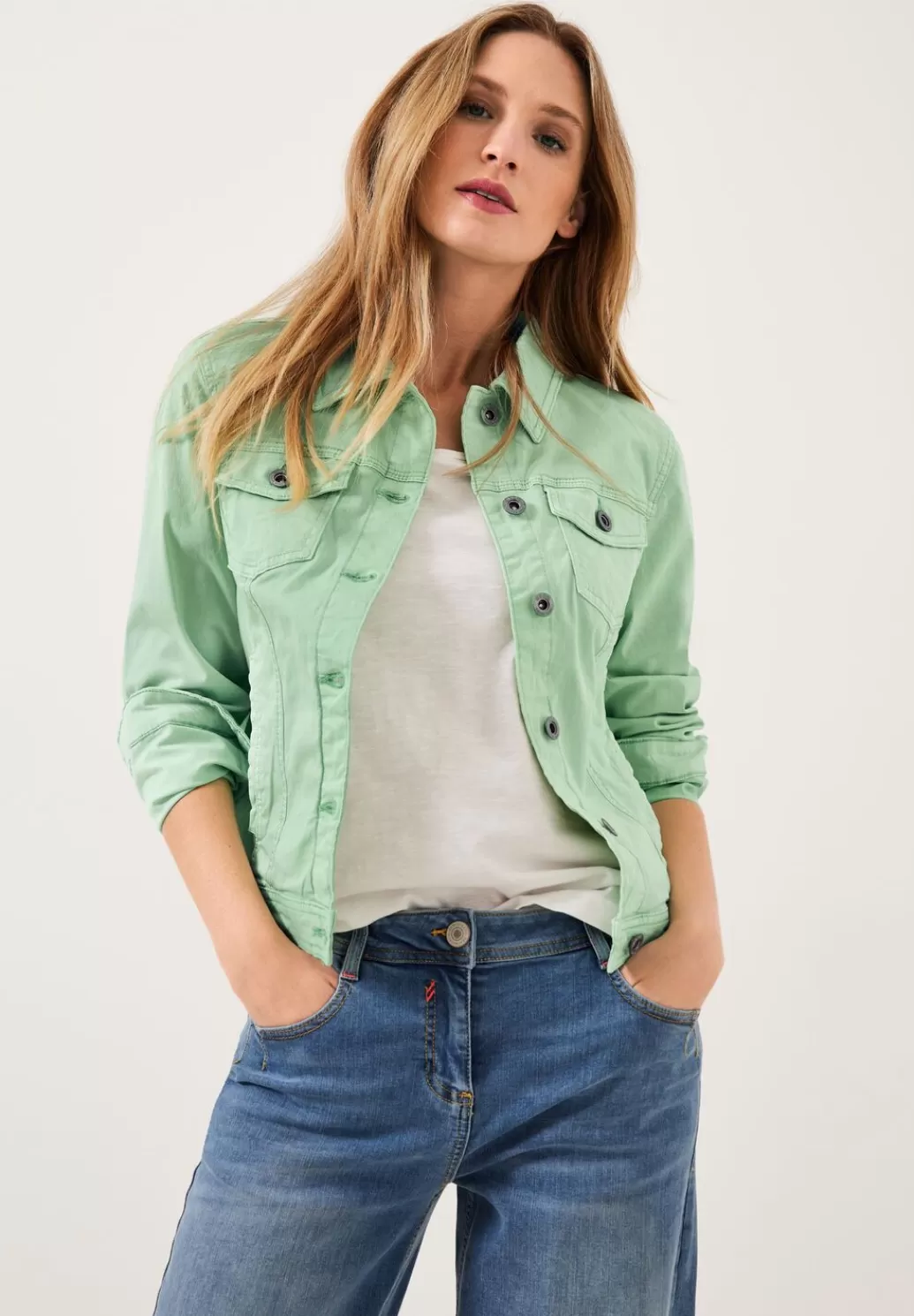 Street One Farbige Jeansjacke^Damen Jacken