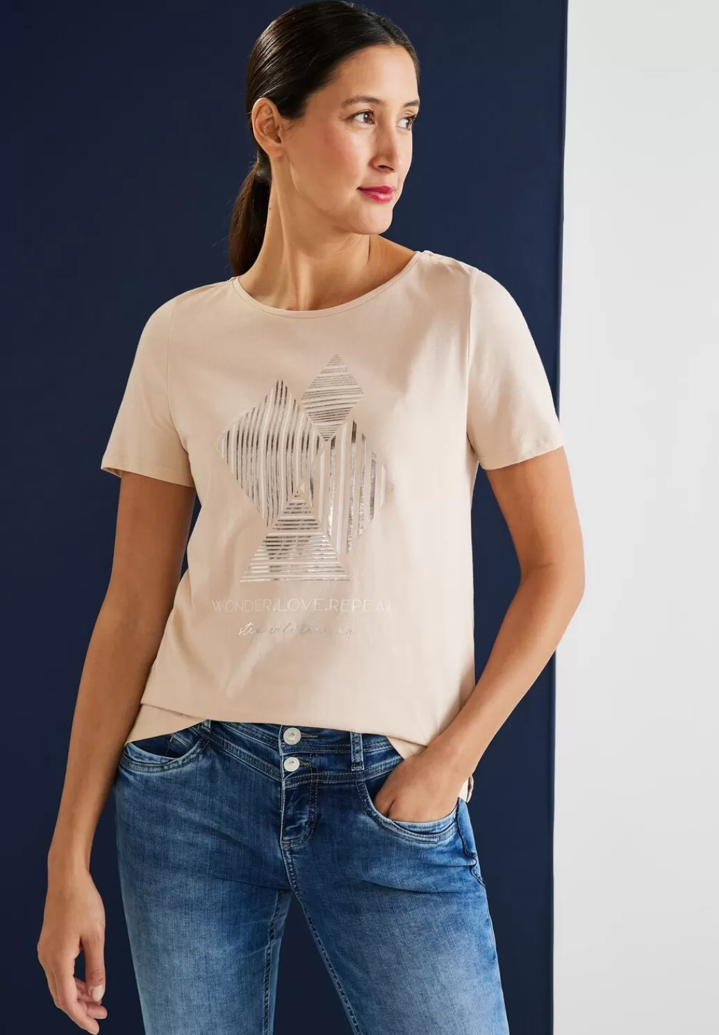 Street One Folienprint T-Shirt^Damen Shirts