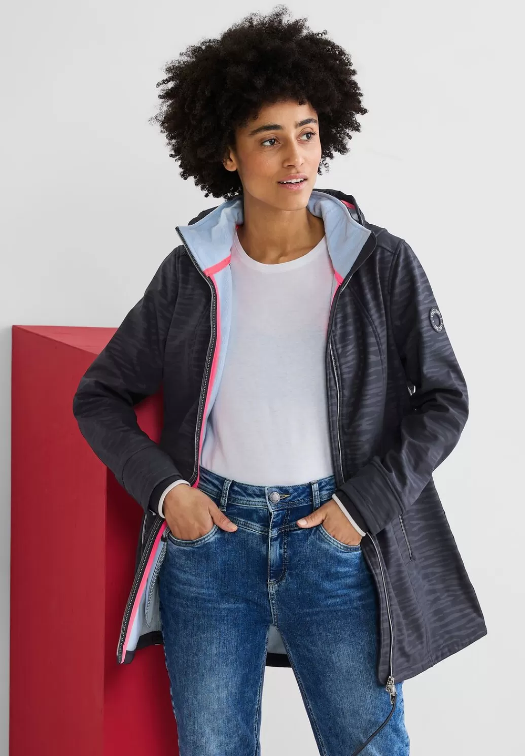 Street One Gemusterte Softshelljacke^Damen Jacken