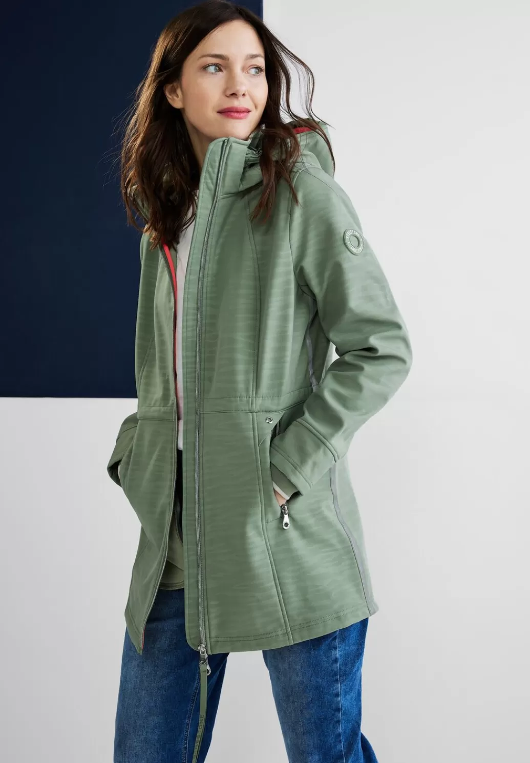 Street One Gemusterte Softshelljacke^Damen Jacken