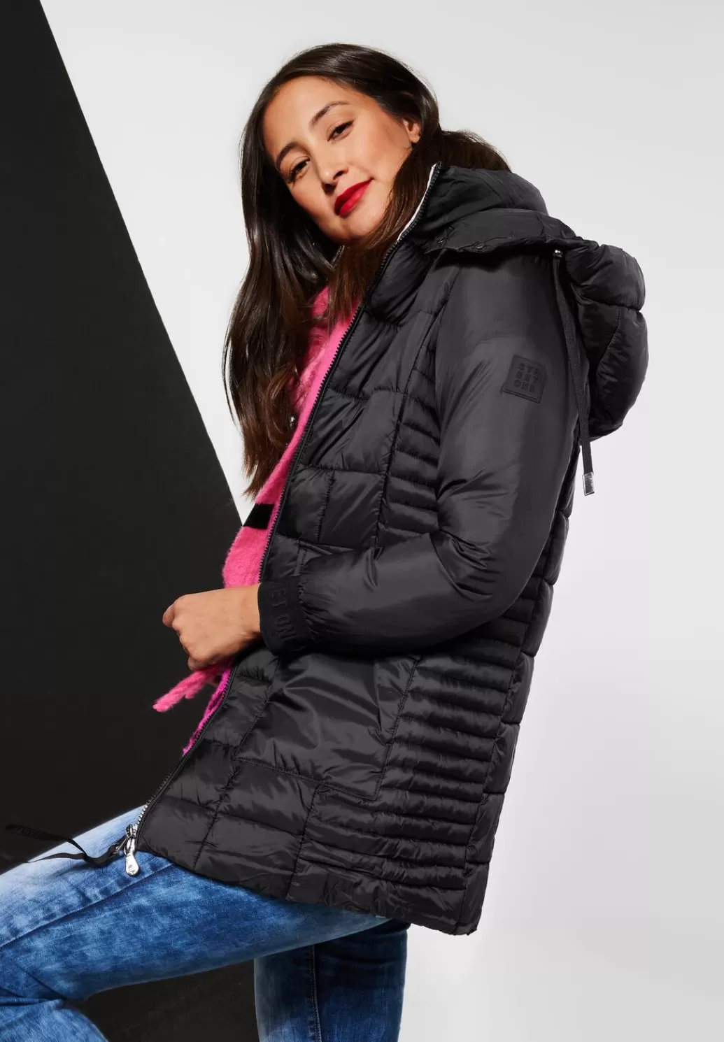 Street One Gesteppter Mantel Mit Zipper^Damen Jacken