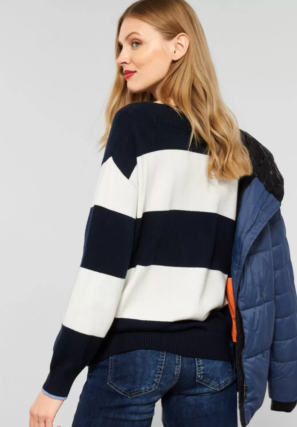 Street One Gestreifter Pullover^Damen Pullover