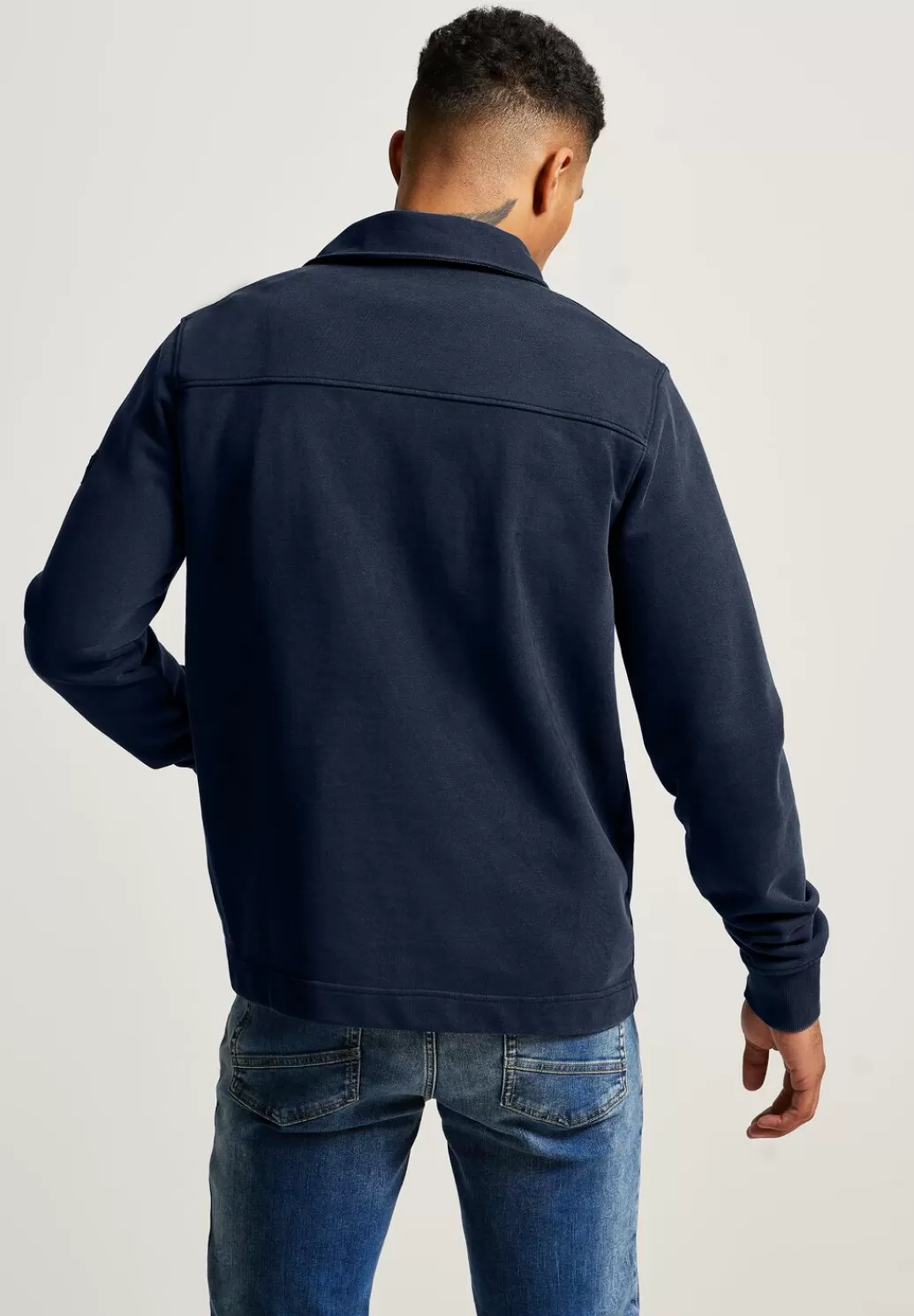 Street One Gewaschenes Polo Sweatshirt^Herren Sweat