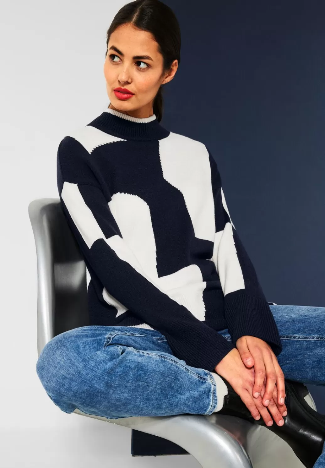 Street One Intarsien Pullover^Damen Pullover