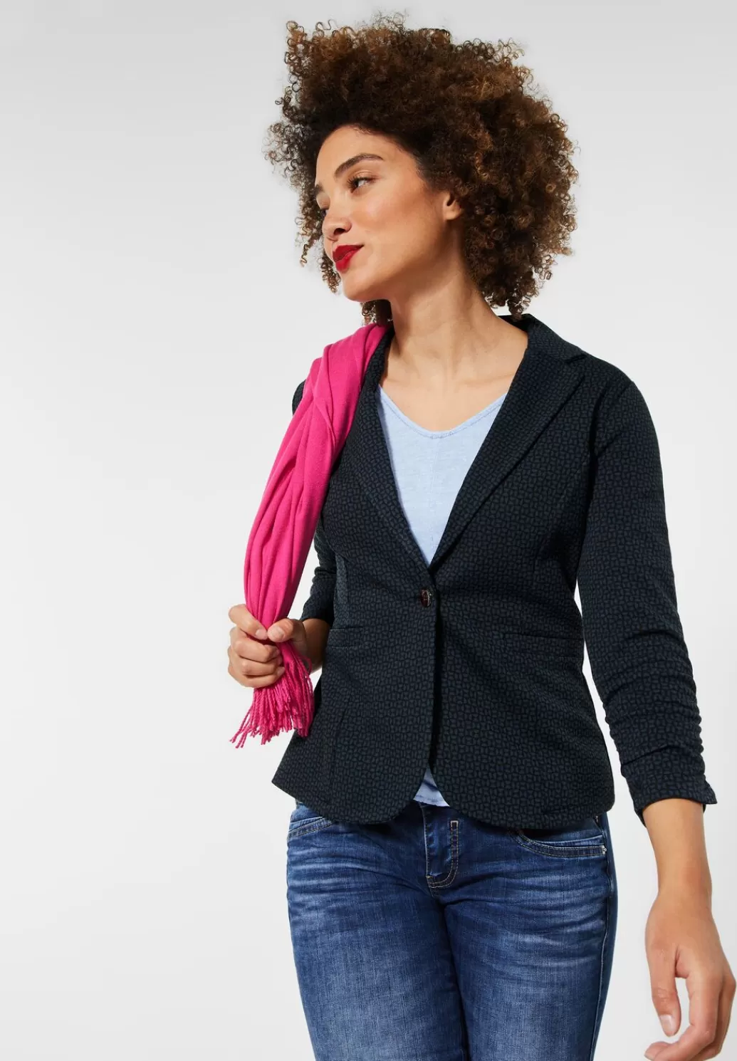 Street One Jacquard Basic Blazer^Damen Klassische Blazer