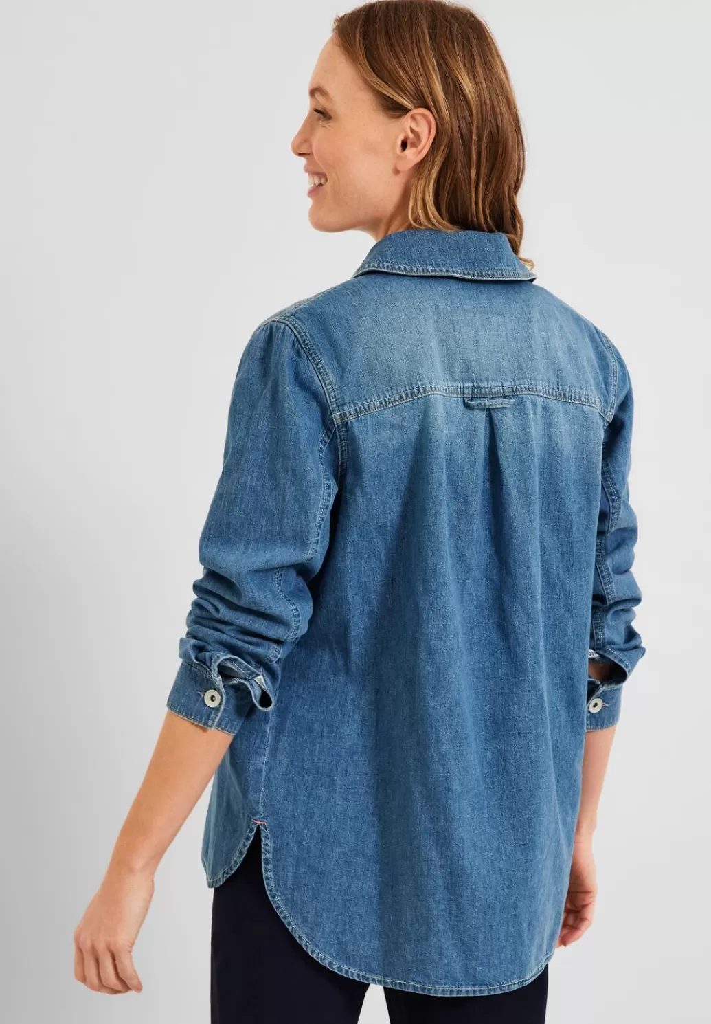 Street One Jeans Overshirt^Damen Langarm Blusen