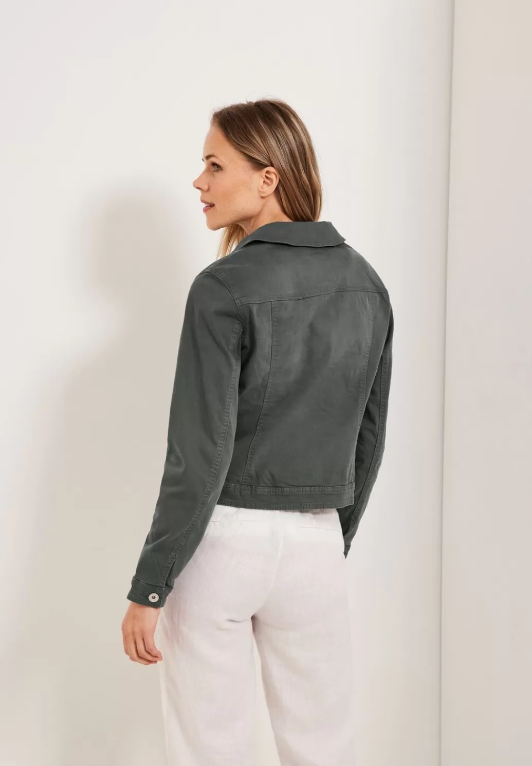 Street One Jeansjacke In Garment Dye^Damen Jacken