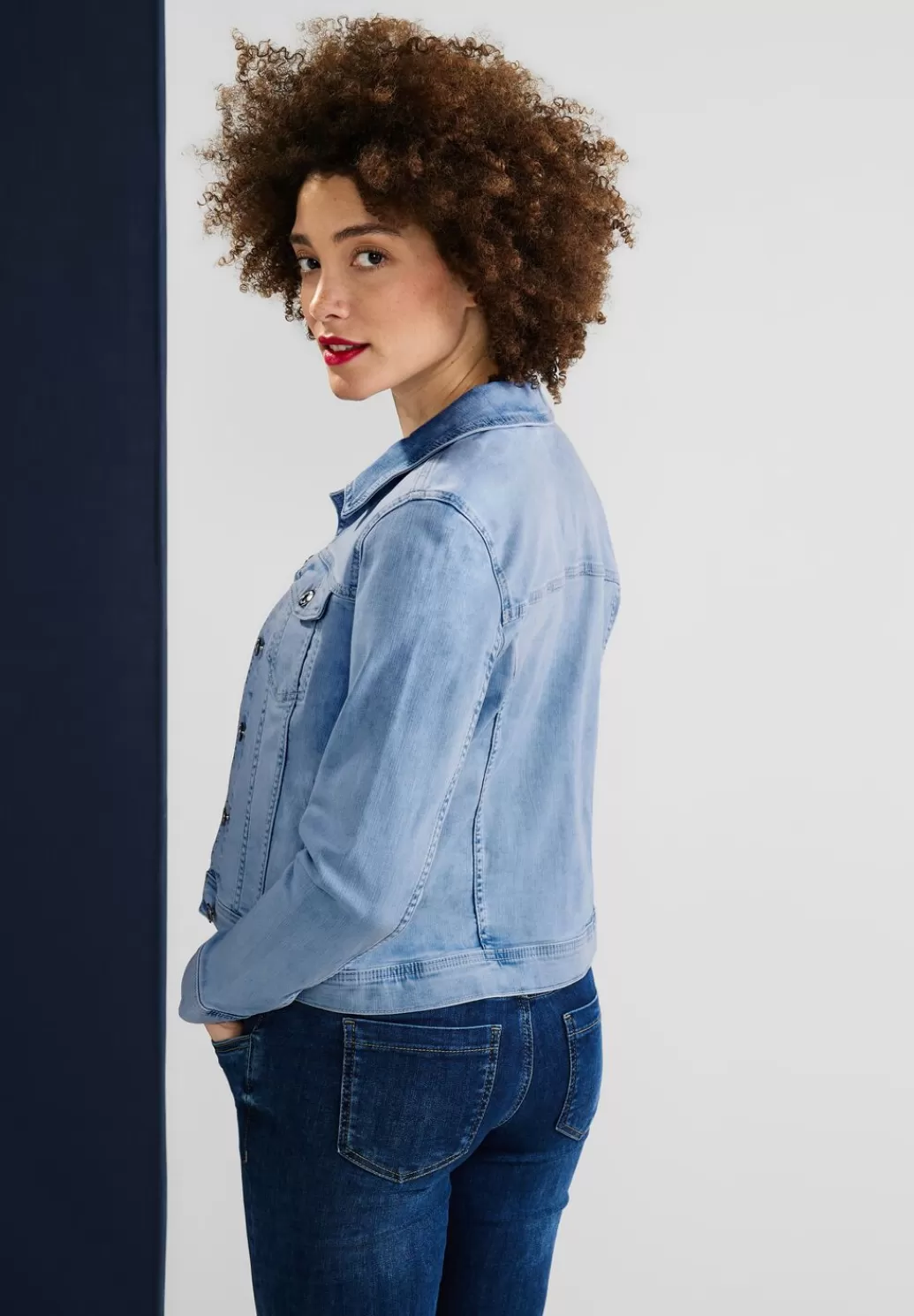 Street One Jeansjacke In Hellblau^Damen Jacken