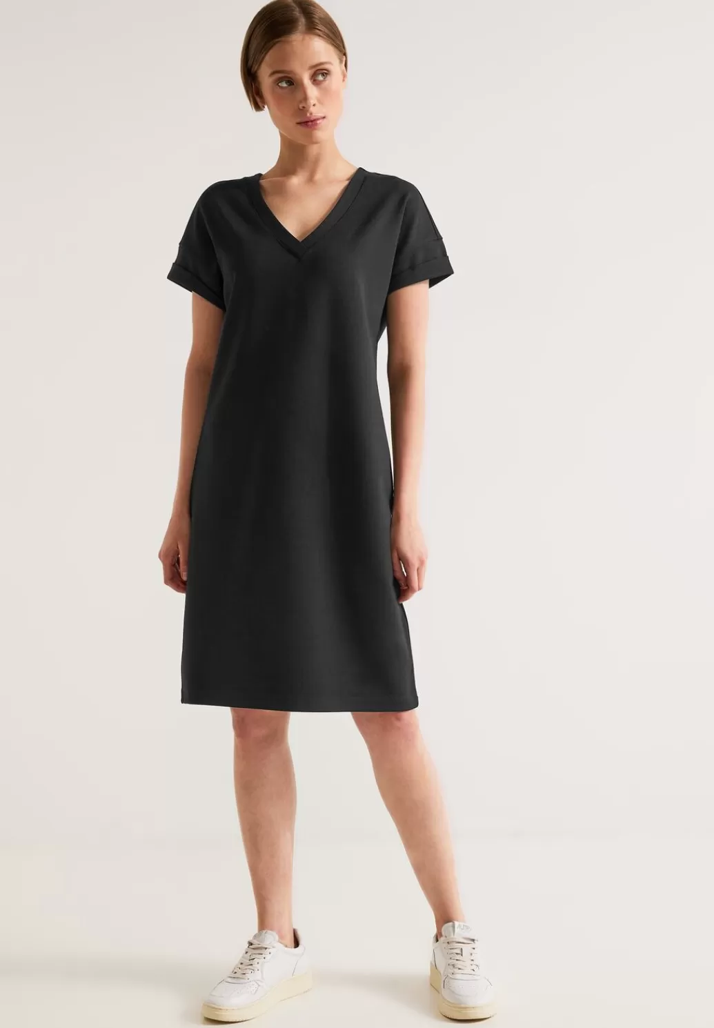 Street One Jersey Kleid In Unifarbe^Damen Kleider