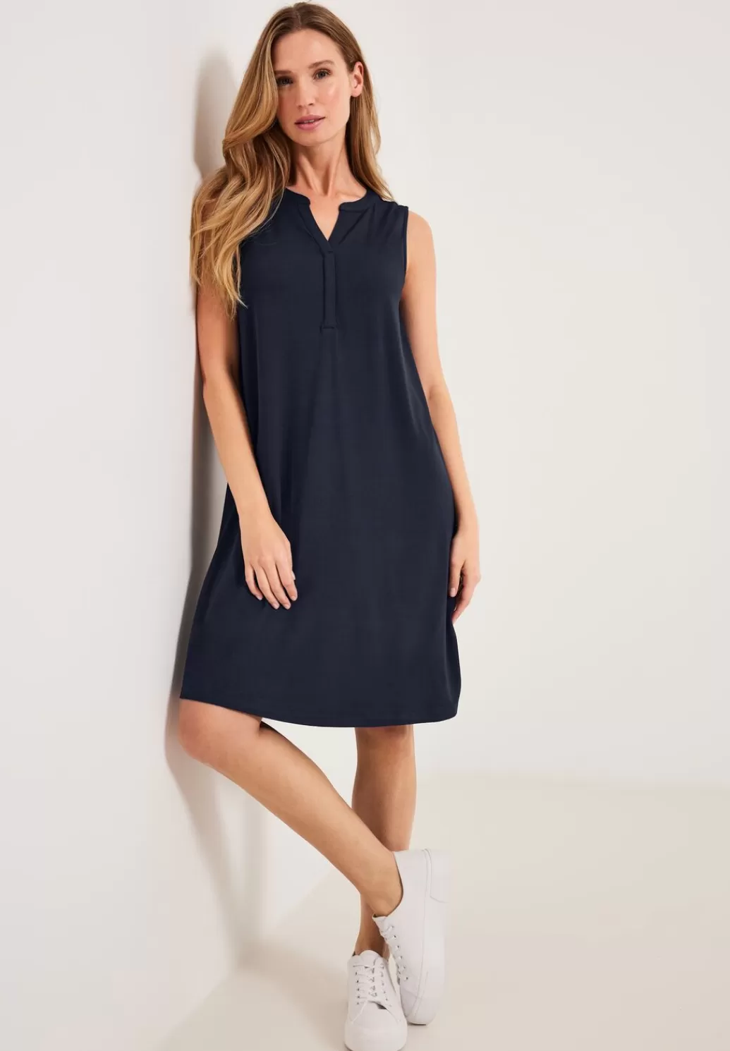 Street One Jersey Kleid In Unifarbe^Damen Kleider