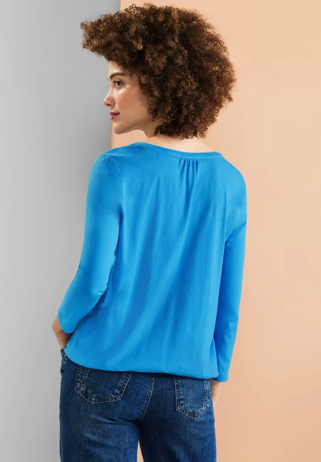 Street One Jersey Shirt Mit 3/4 Armel^Damen 3/4-Arm Shirts