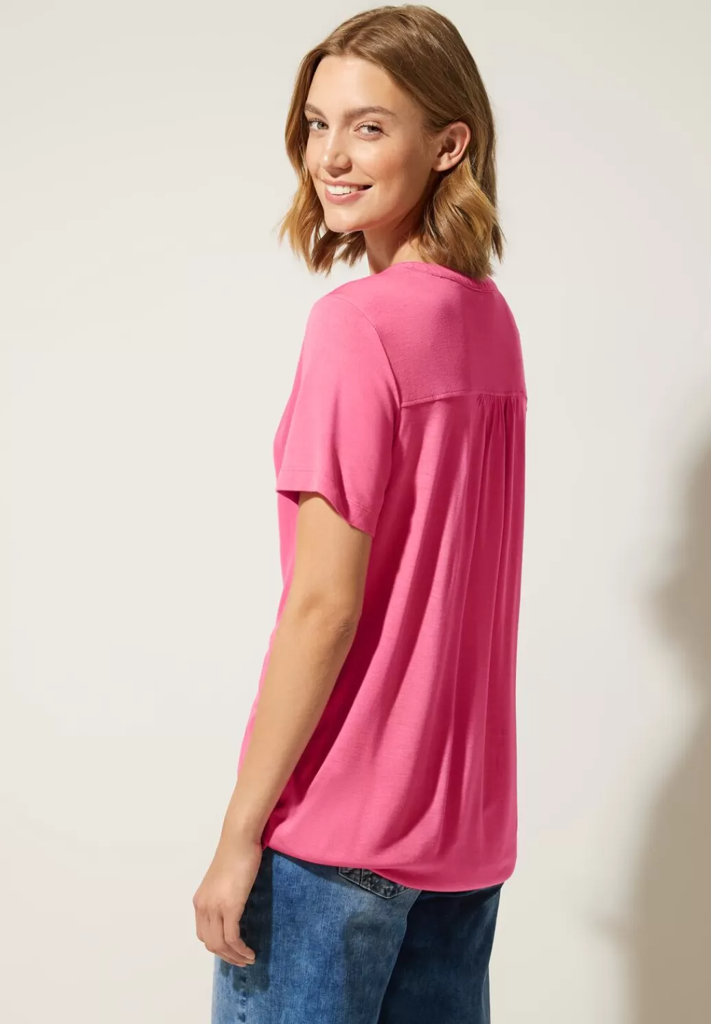 Street One Jersey Shirt Mit Knopfleiste^Damen Shirts