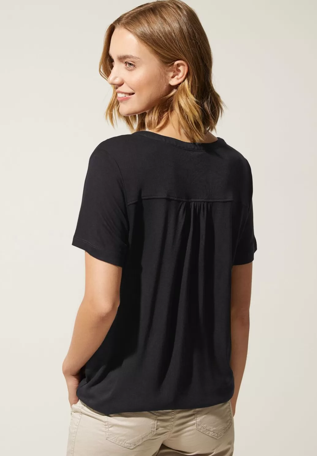 Street One Jersey Shirt Mit Knopfleiste^Damen Shirts