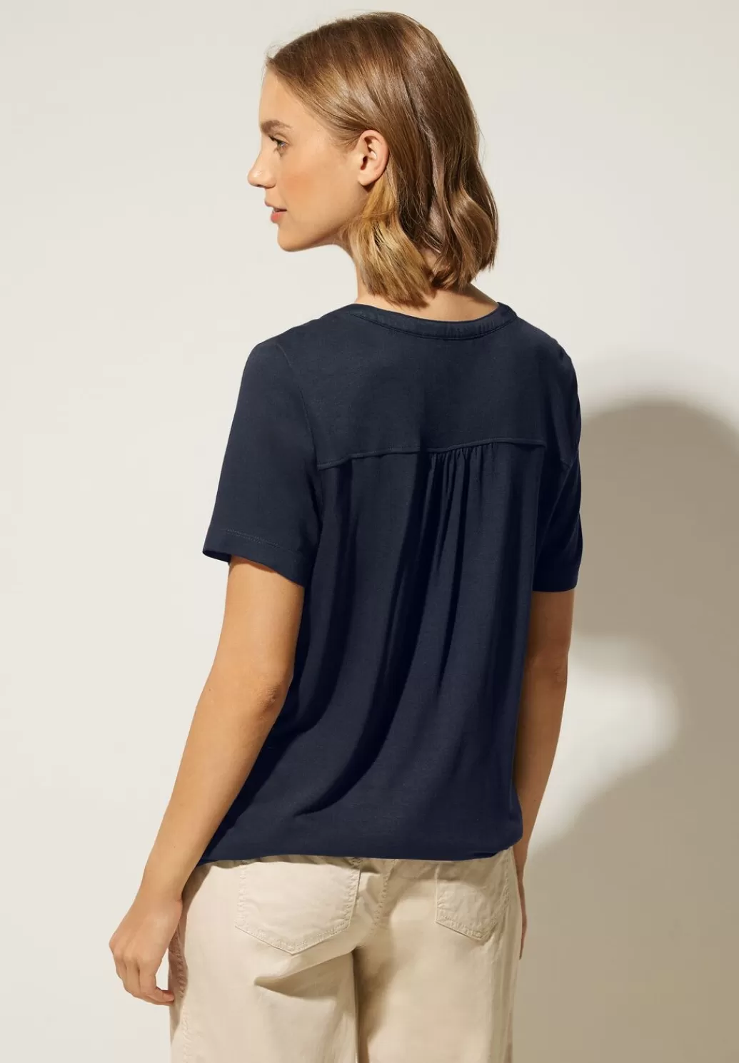 Street One Jersey Shirt Mit Knopfleiste^Damen Shirts