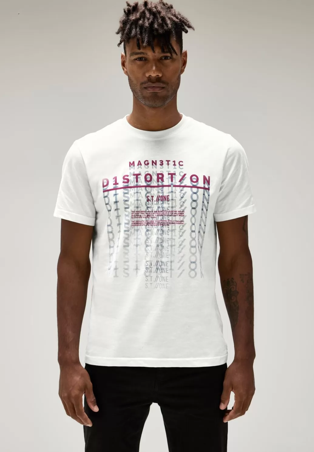 Street One Jersey Shirt Mit Print^Herren T-Shirts & Polos