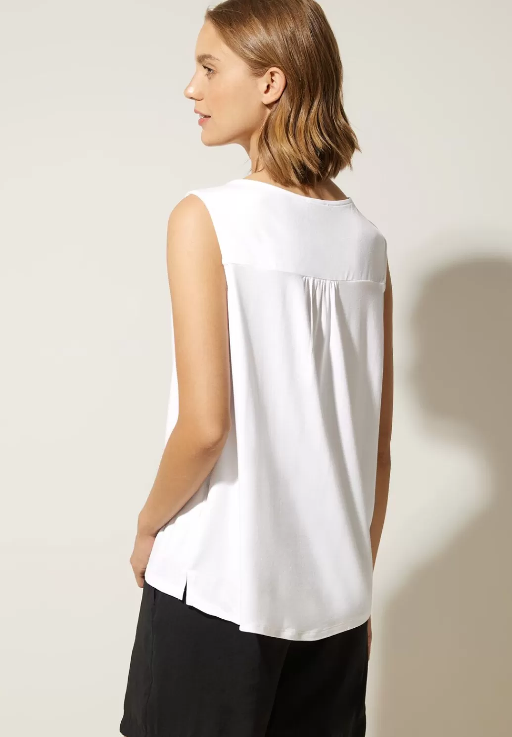 Street One Jersey Top Mit Knopfleiste^Damen Tops