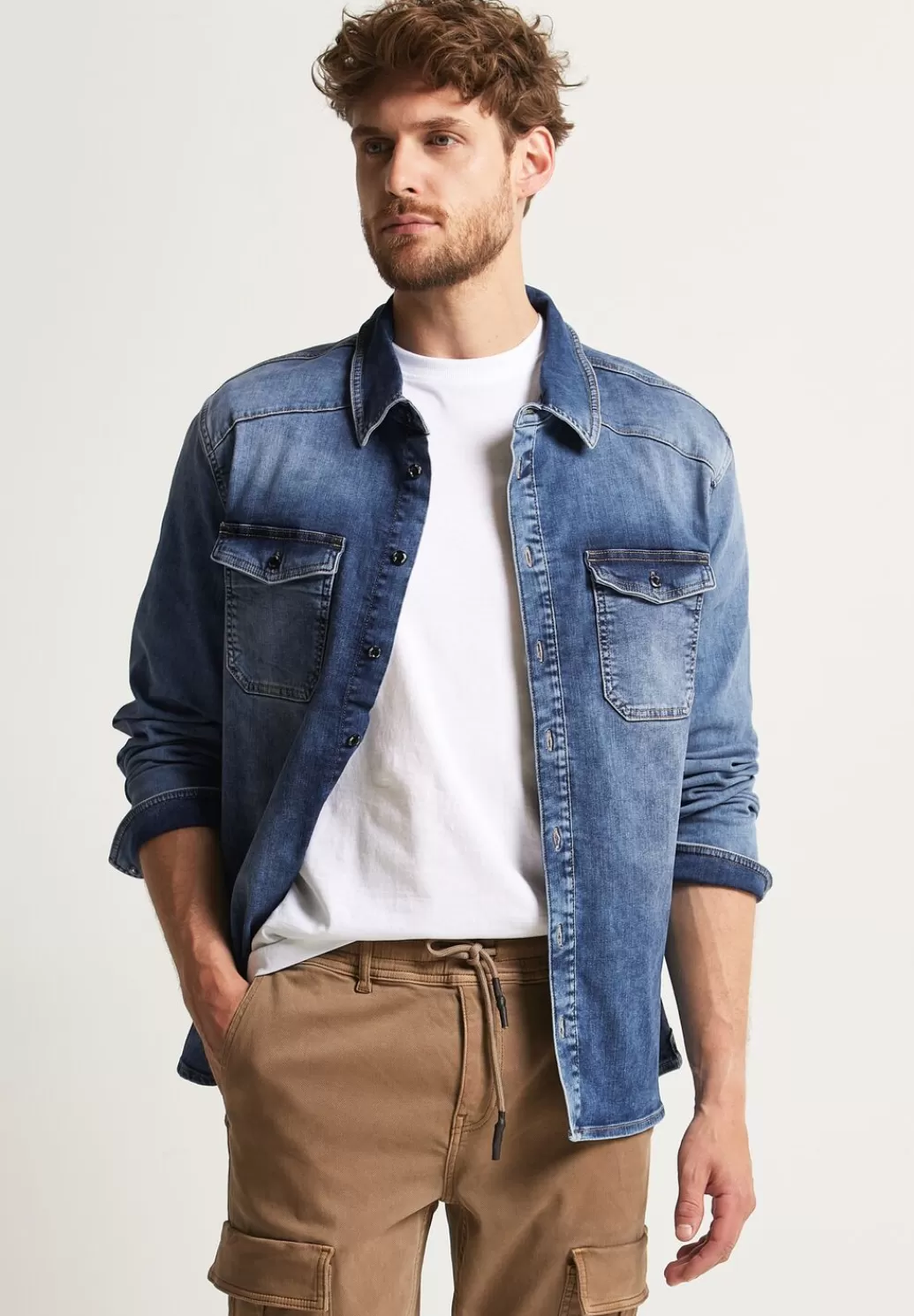 Street One Klassisches Jeanshemd^Herren Hemden