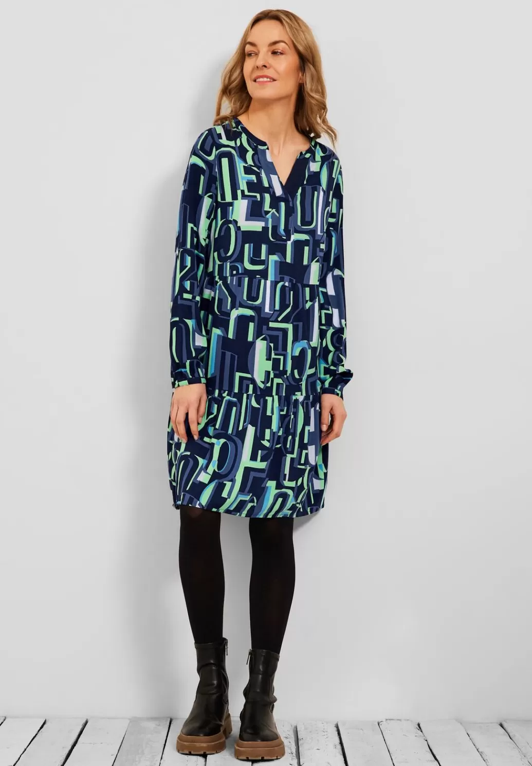 Street One Kleid Mit Allover Print^Damen Kleider