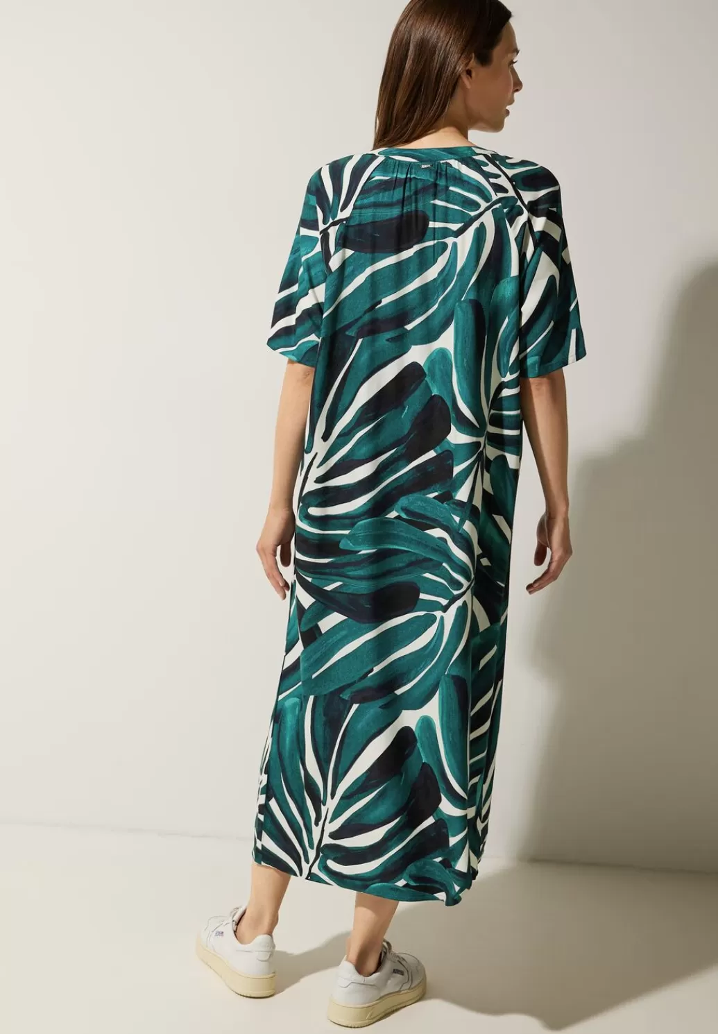 Street One Kleid Mit Palmenprint^Damen Kleider