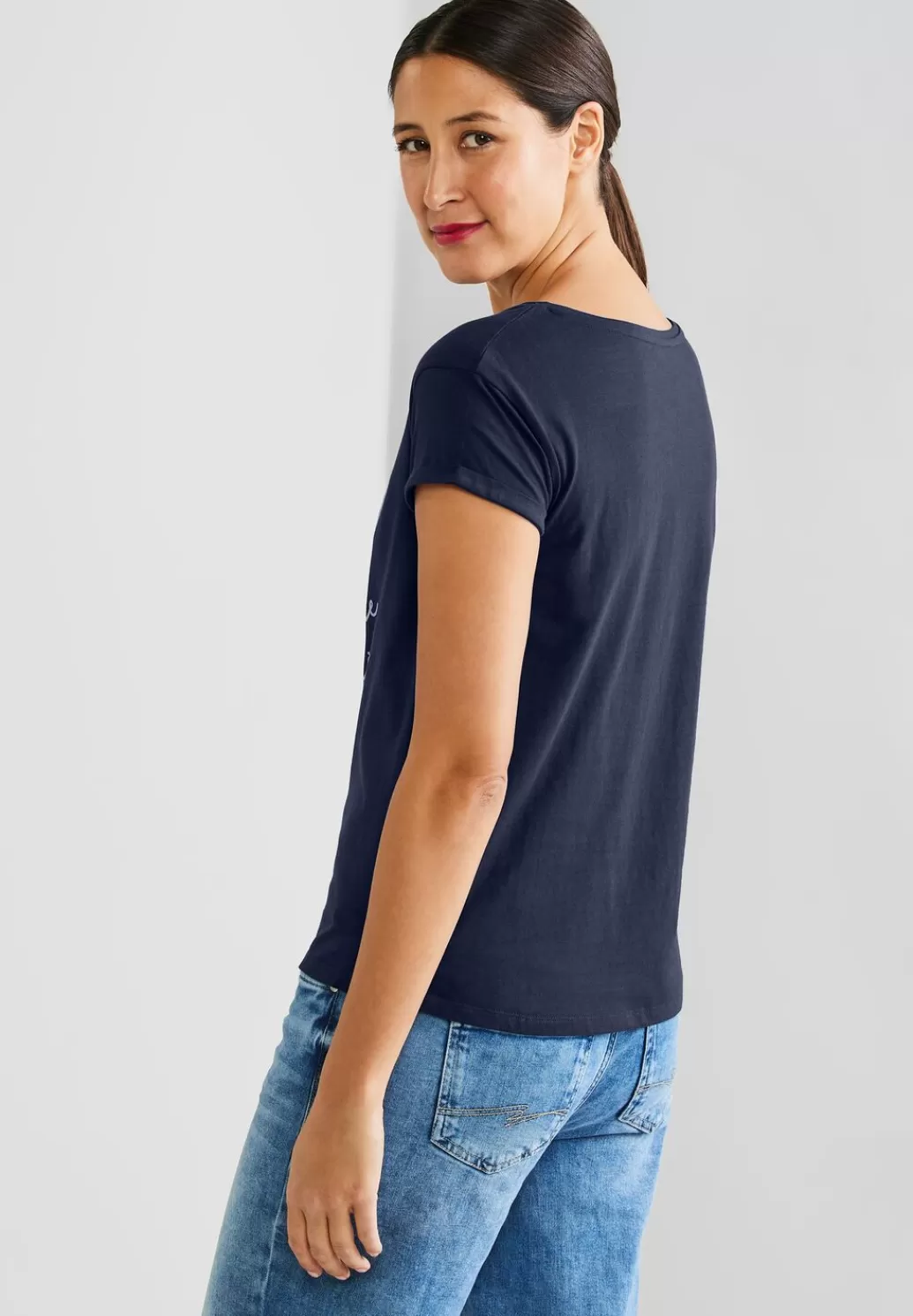 Street One Kurzarm T-Shirt Mit Print^Damen Shirts