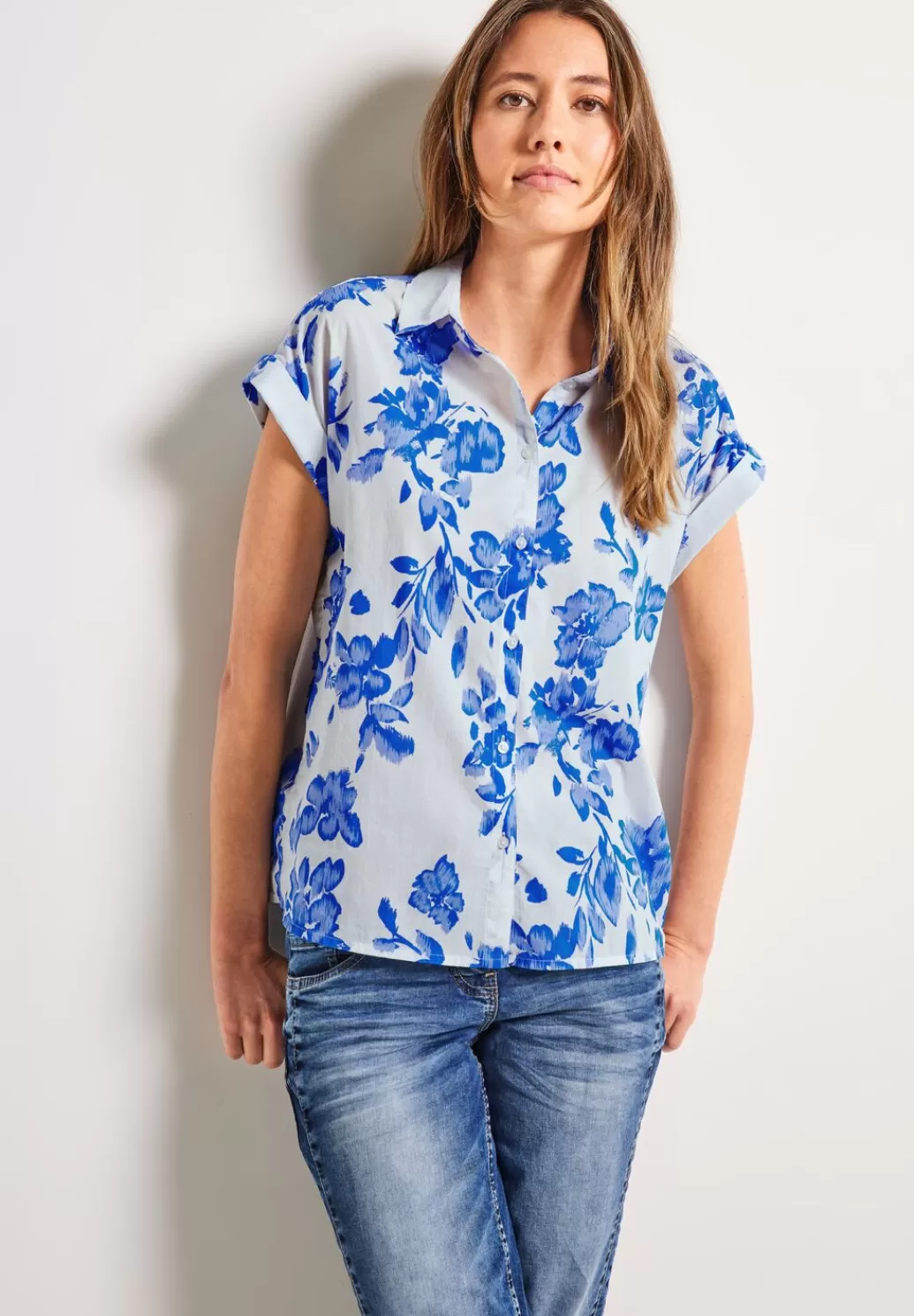 Street One Kurzarmbluse Mit Print^Damen Kurzarm Blusen