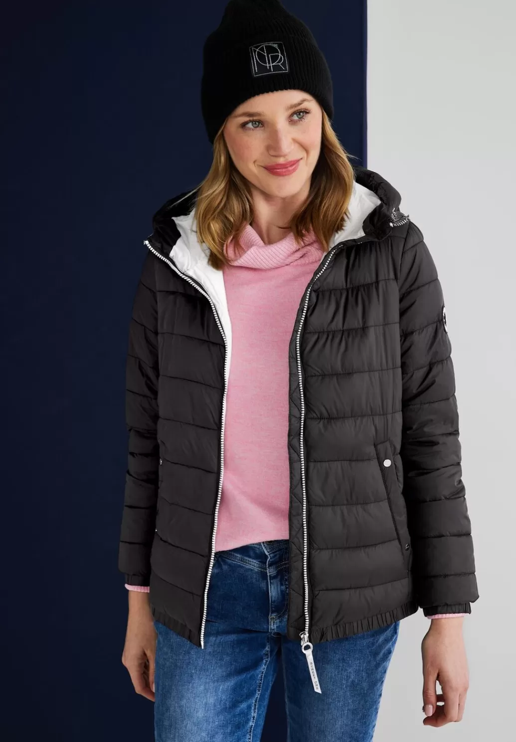 Street One Kurze Steppjacke Mit Zipper^Damen Jacken