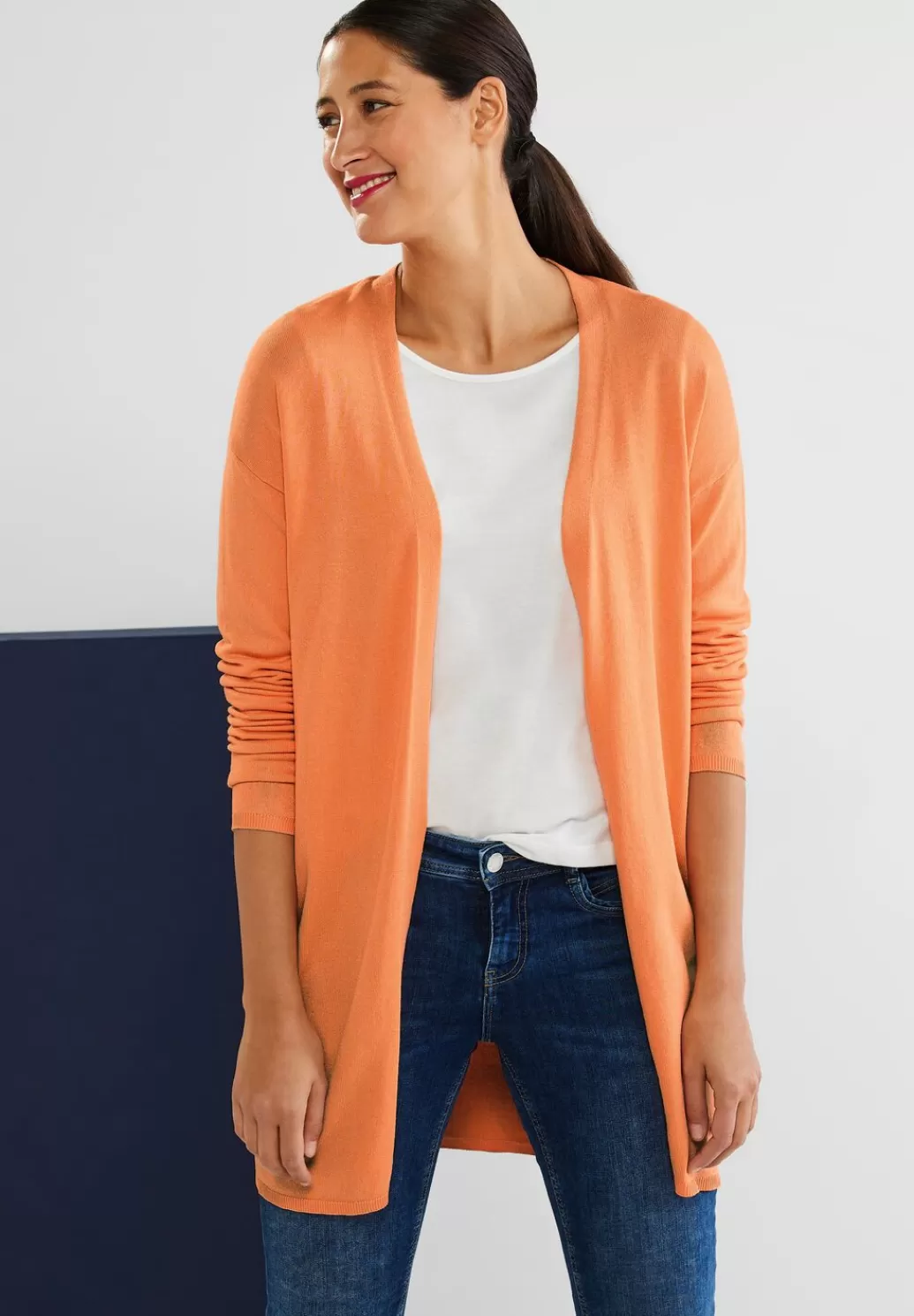 Street One Langer Cardigan^Damen Strickjacken