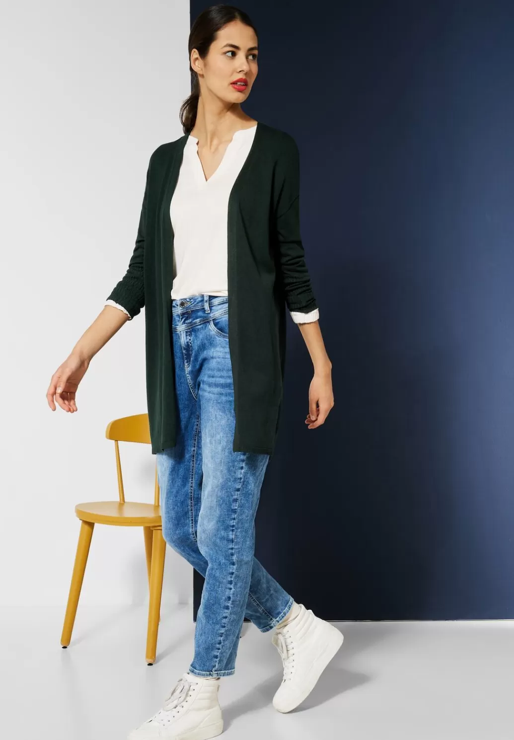 Street One Langer Cardigan^Damen Strickjacken