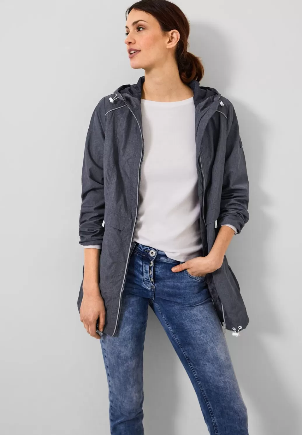 Street One Langer Windbreaker^Damen Jacken