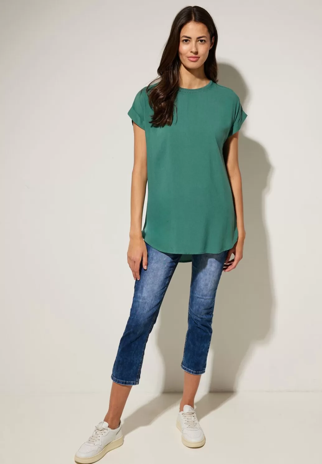 Street One Langes Blusenshirt^Damen Kurzarm Blusen