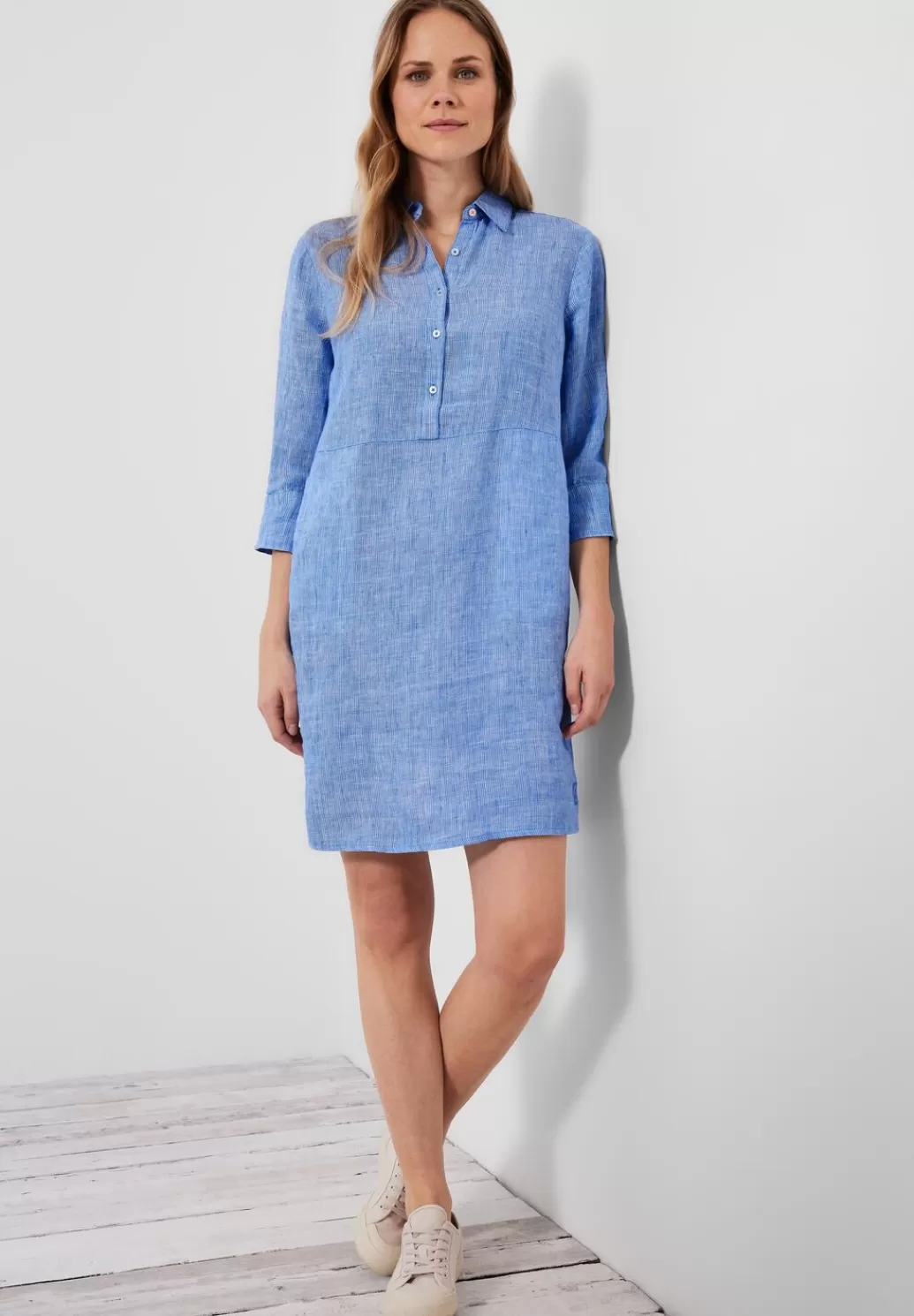 Street One Leinen Chambray Kleid^Damen Kleider