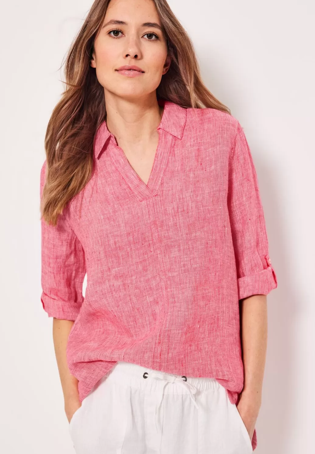 Street One Leinen Longbluse^Damen 3/4-Arm Blusen