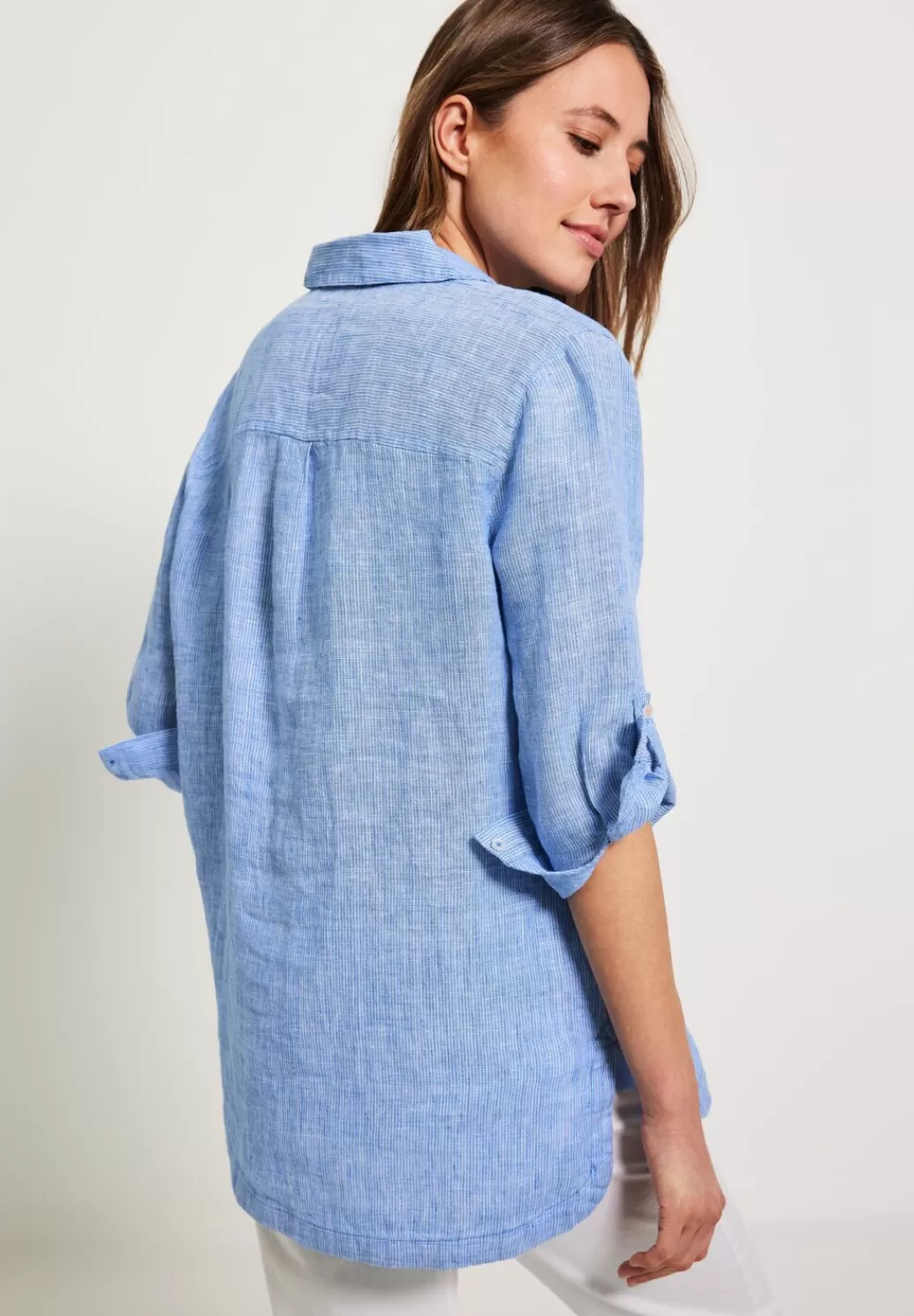 Street One Leinen Longbluse^Damen 3/4-Arm Blusen