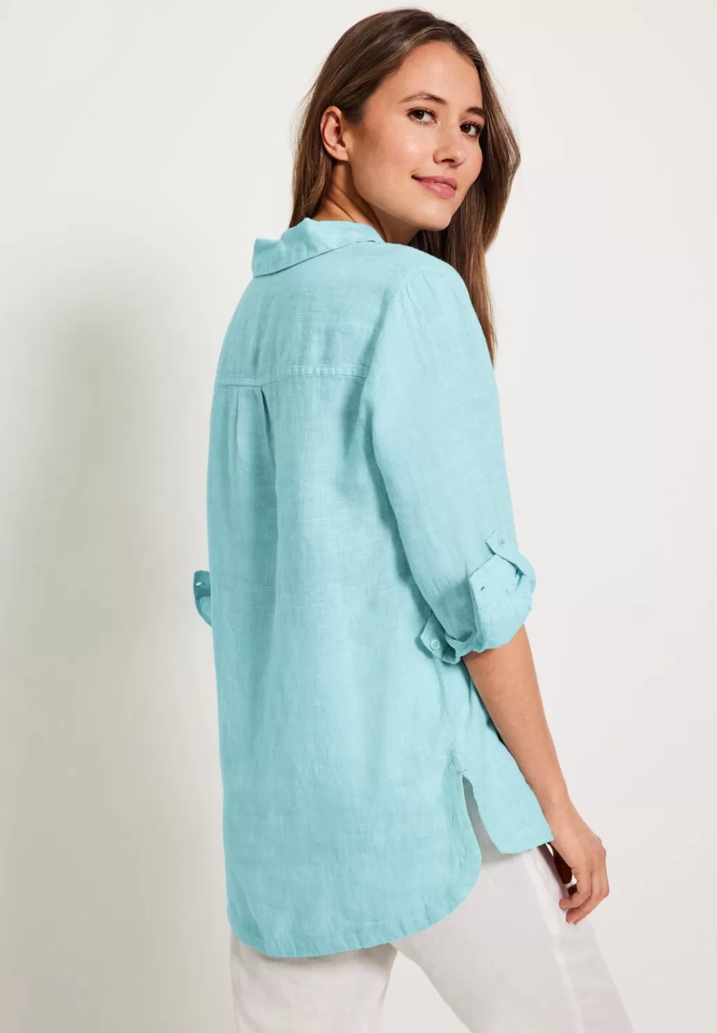 Street One Leinen Longbluse^Damen 3/4-Arm Blusen