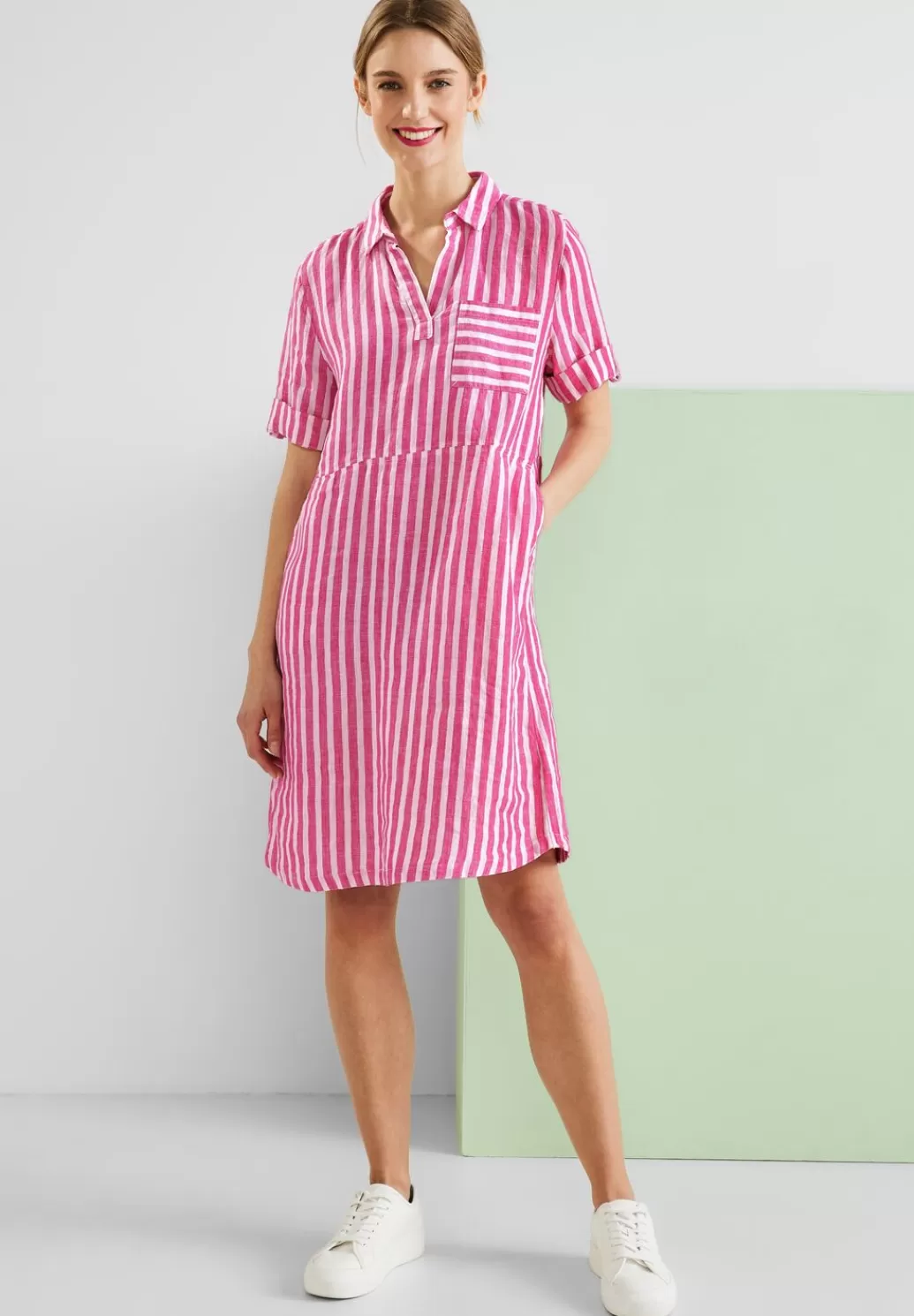 Street One Leinen Shirtkleid^Damen Kleider