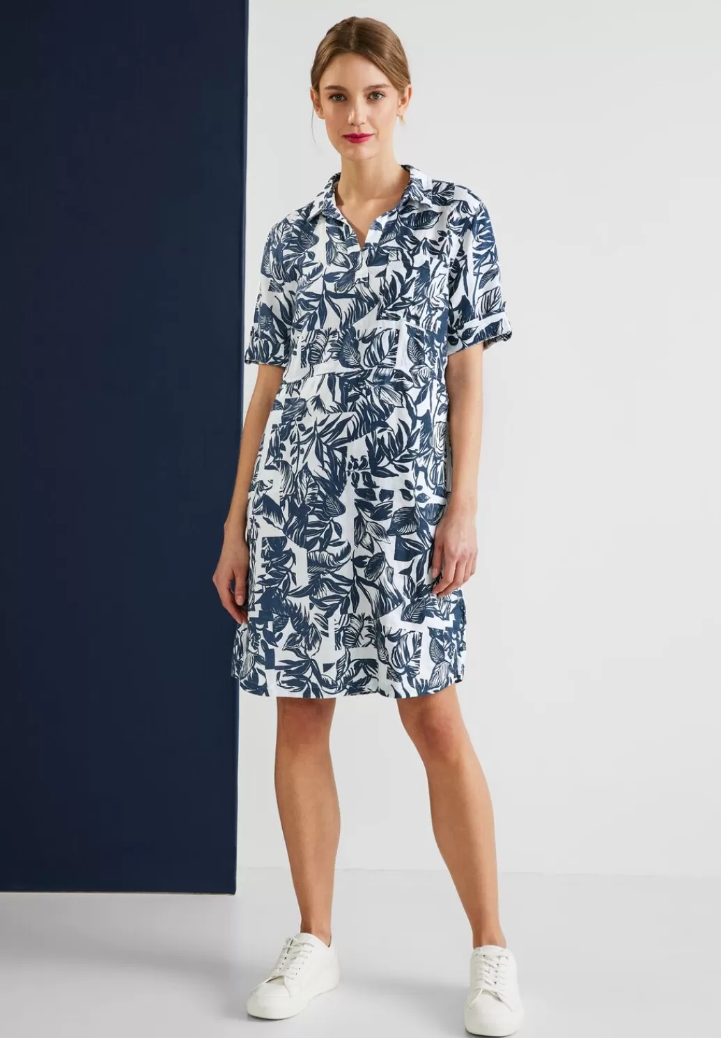 Street One Leinen Shirtkleid Mit Print^Damen Kleider