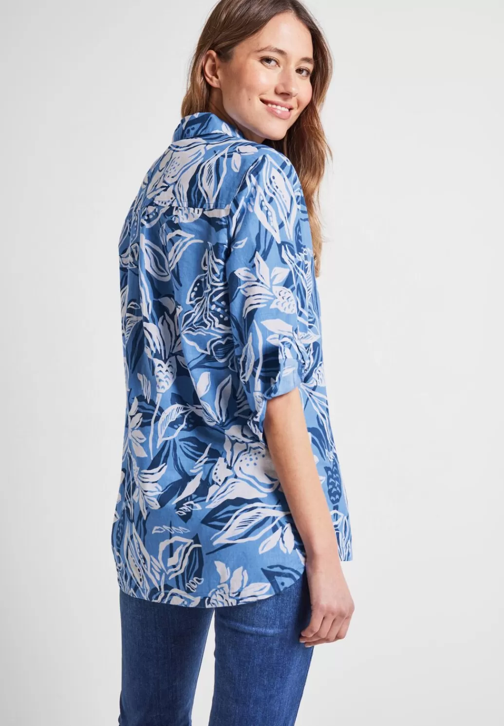 Street One Leinenmix Longbluse^Damen 3/4-Arm Blusen