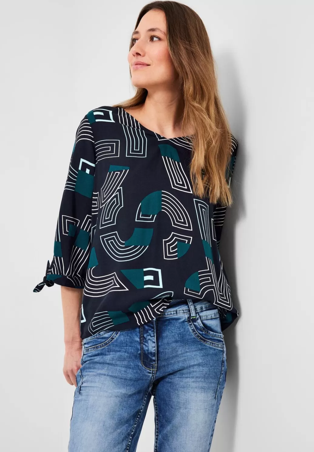 Street One Letterprint Bluse^Damen 3/4-Arm Blusen