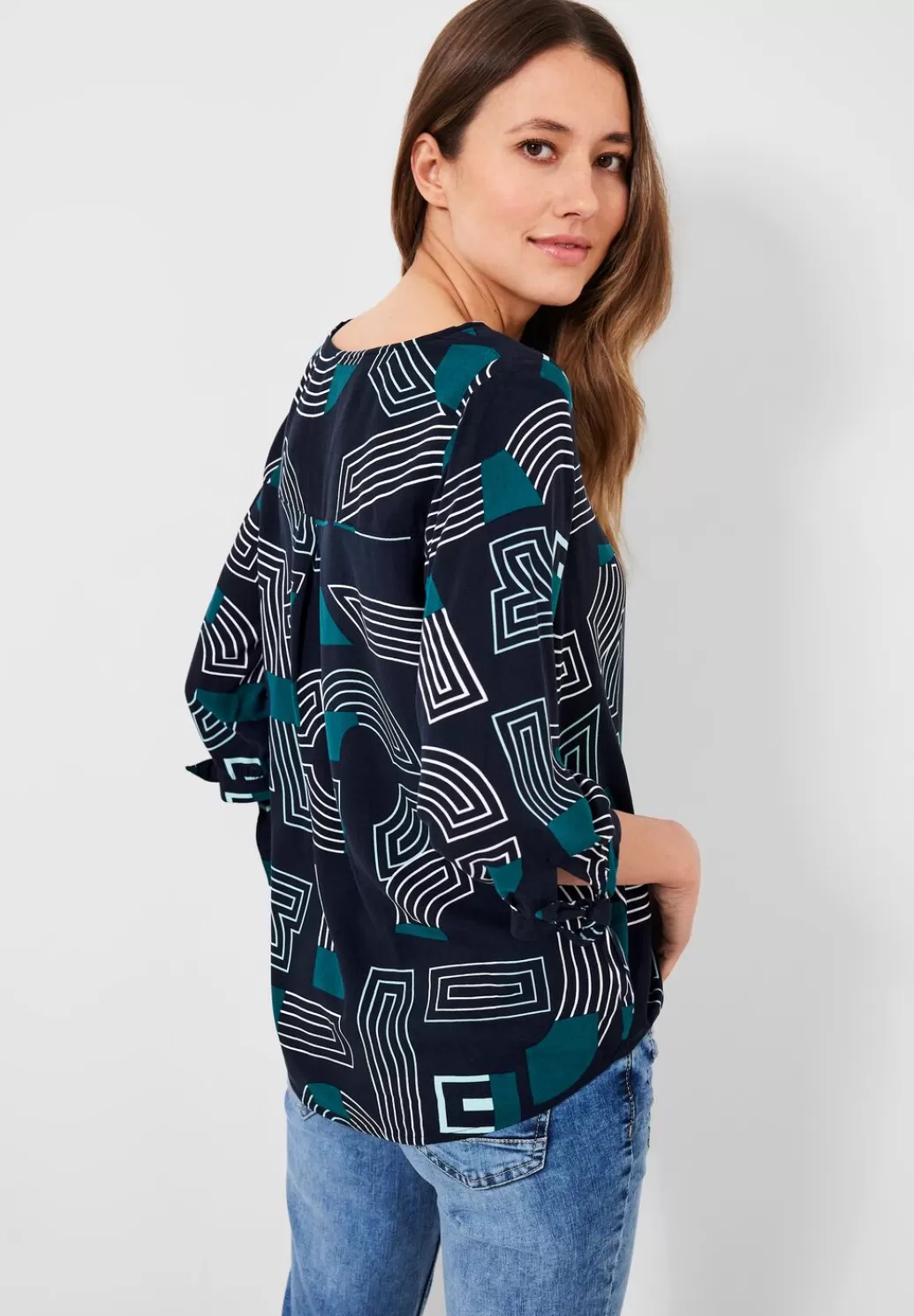 Street One Letterprint Bluse^Damen 3/4-Arm Blusen