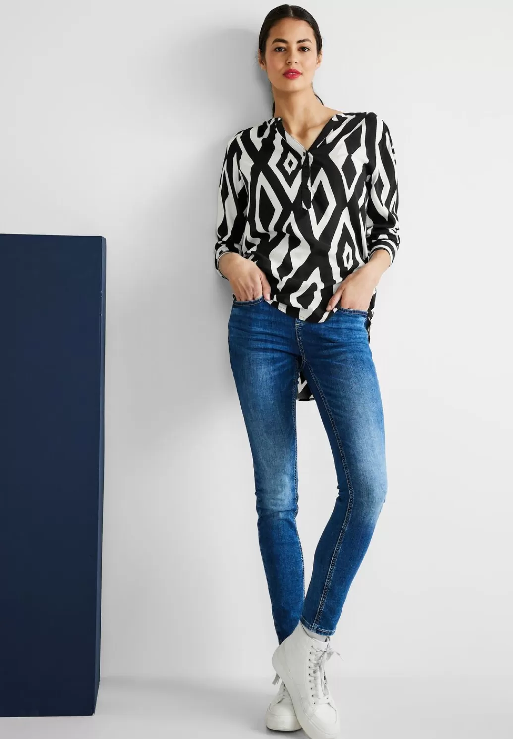 Street One Long Bluse Mit Print^Damen Langarm Blusen