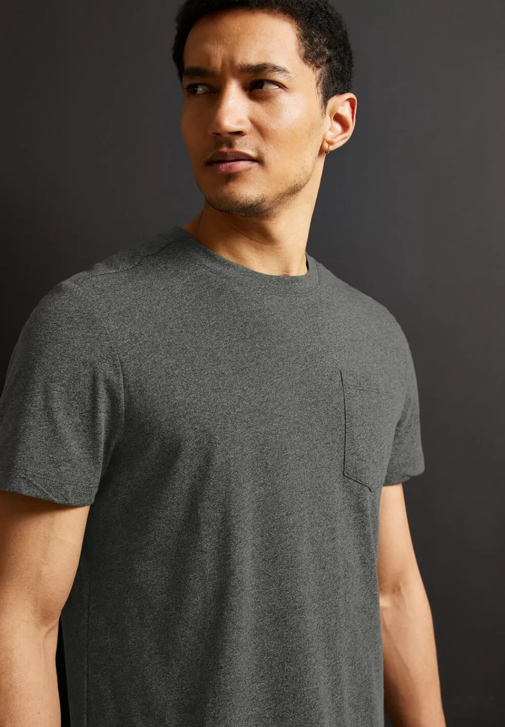 Street One Long T-Shirt Mit Brusttasche^Herren T-Shirts & Polos