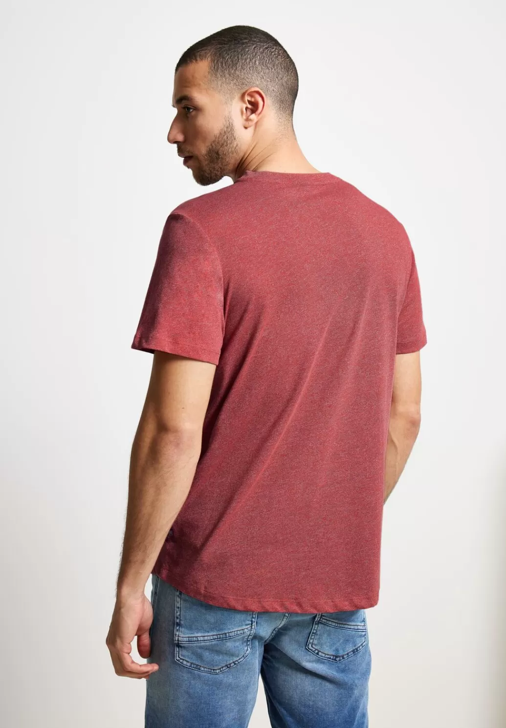 Street One Long T-Shirt Mit Brusttasche^Herren T-Shirts & Polos