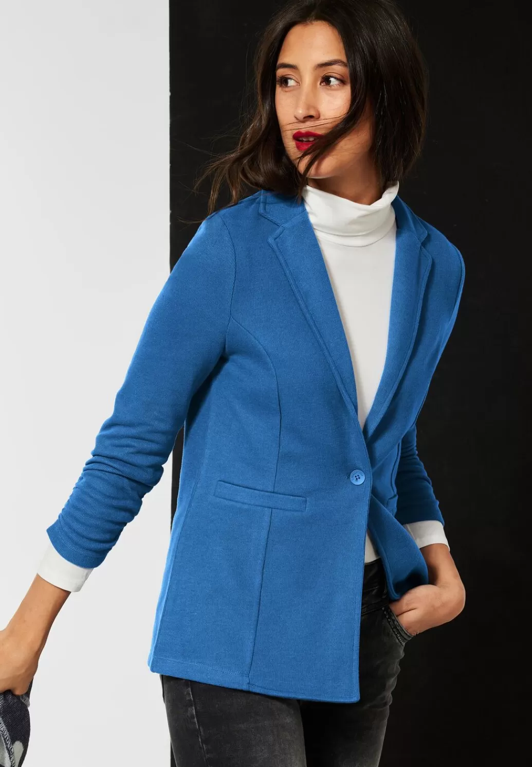 Street One Longblazer Mit Raffung^Damen Blazer