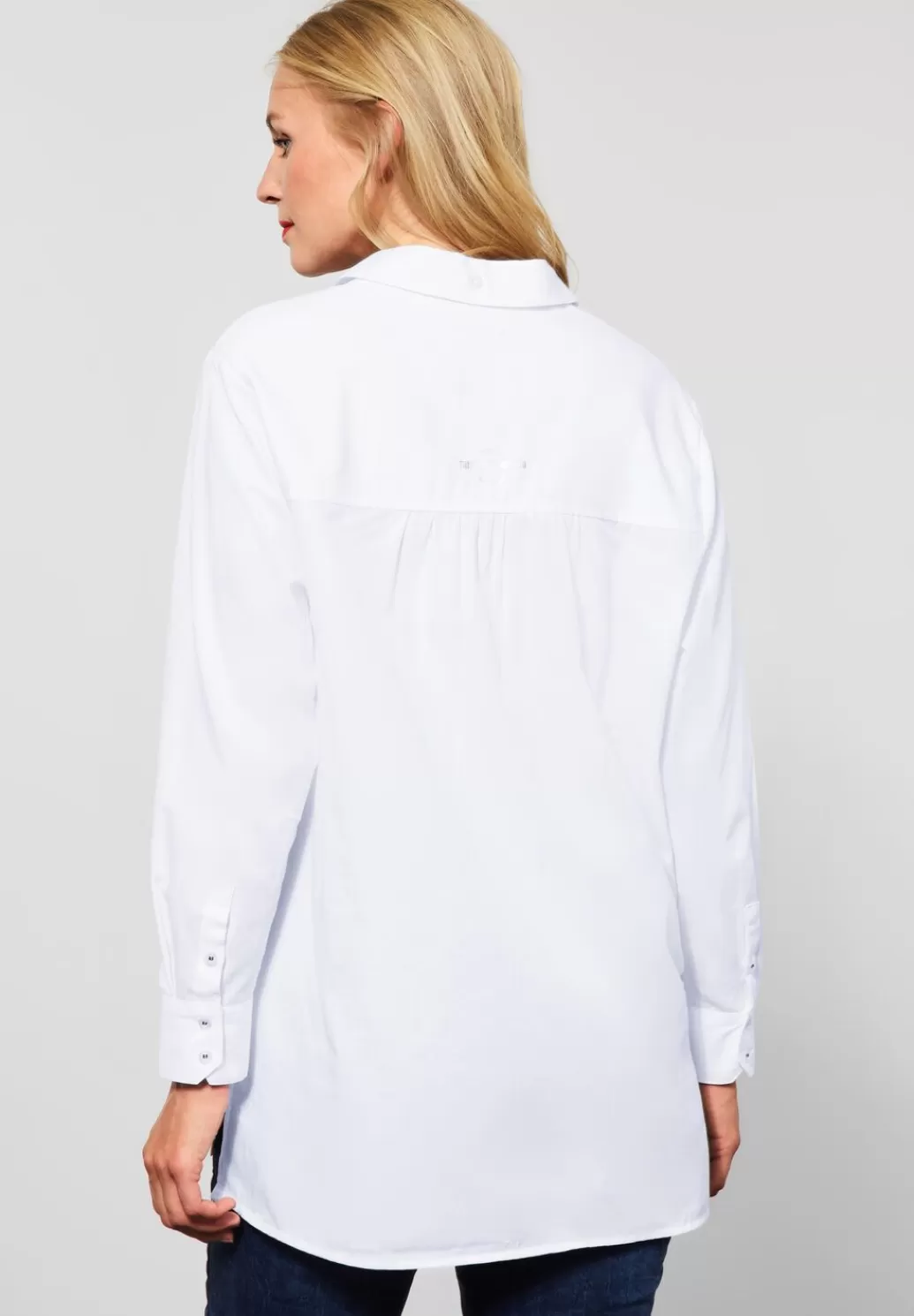 Street One Longbluse In Unifarbe^Damen Langarm Blusen